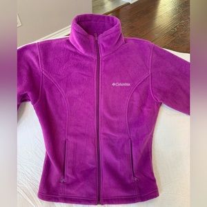 Purple Columbia Fleece Jacket
